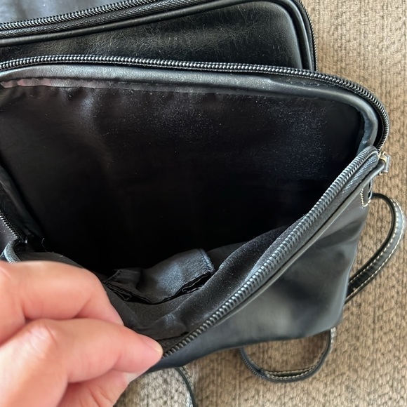 The Stone Black Faux Leather Backpack - Picture 6 of 6